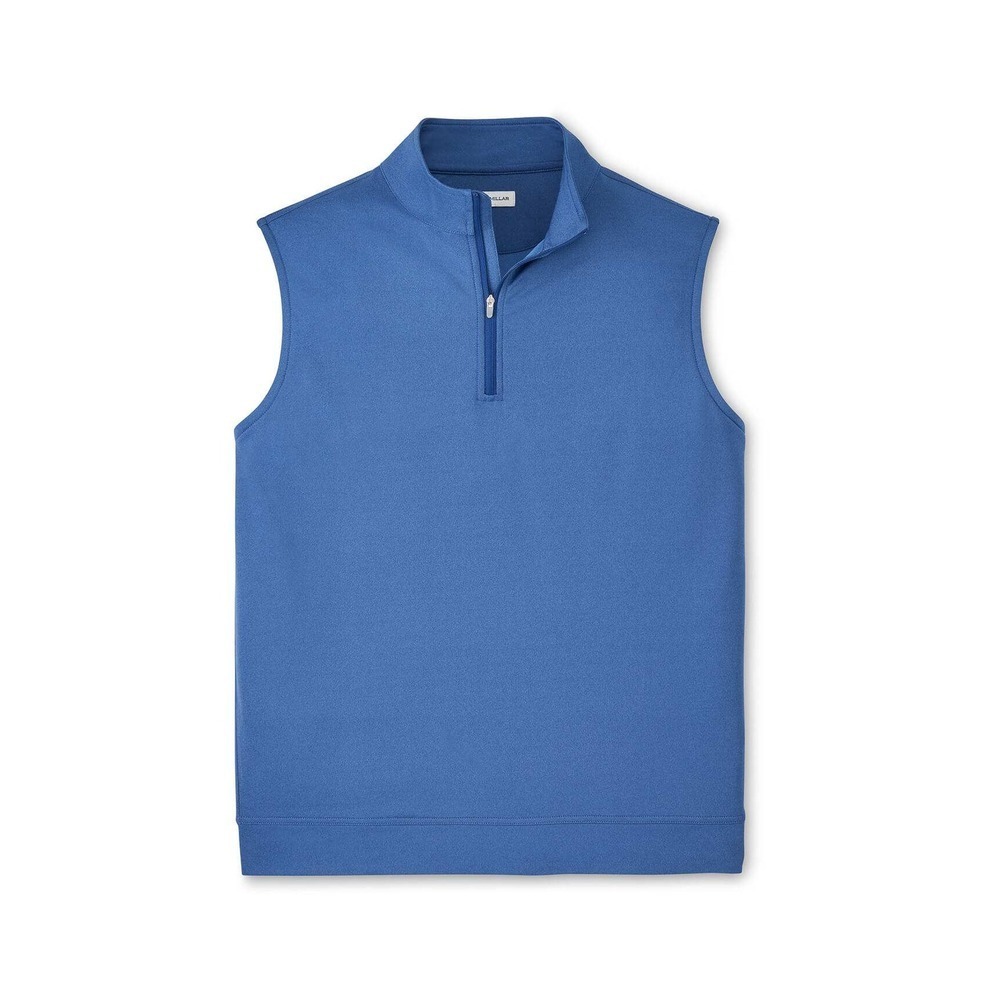 Peter Millar Performance Vest Vessel Blue With Tree Logo Medium New With Tags